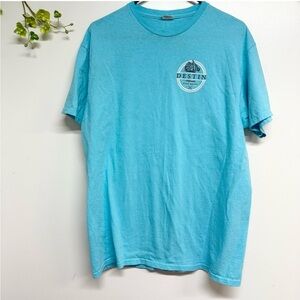 Destin Florida men's size large blue short sleeve t-shirt